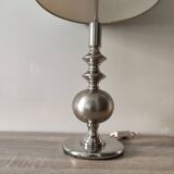 Barber lamp chrome metal brushed aluminum balls