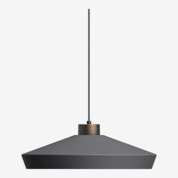 Pendant lamp edge l graphite structure ⌀50cm herstal