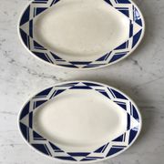 Duo of raviers Badonviller Courtilles art deco 30s