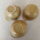 3 ear bowls in Sarreguemines sandstone