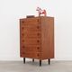Teak chest of drawers, Danish design, 1960s, production: Denmark