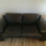 Leather sofa 60s