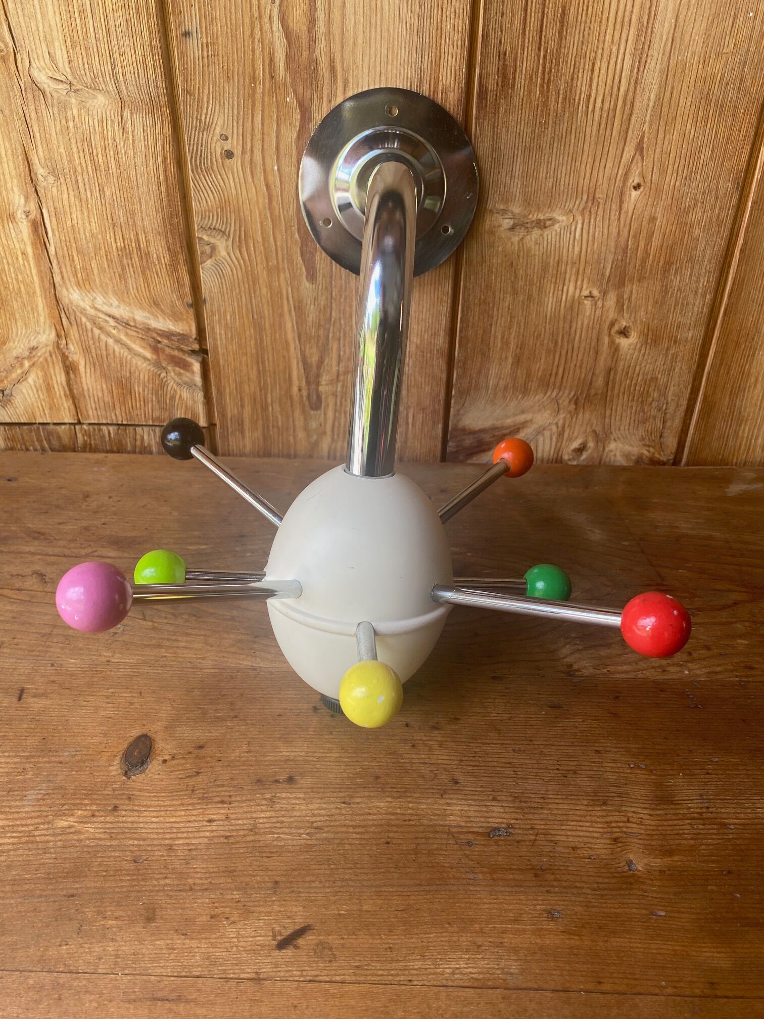 Sputnik wall coat rack from the 70s