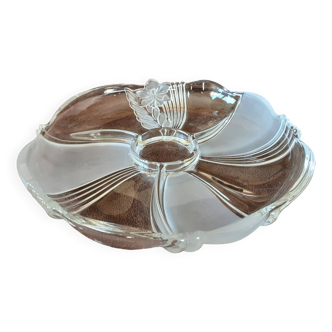 Original crystal compartment dish