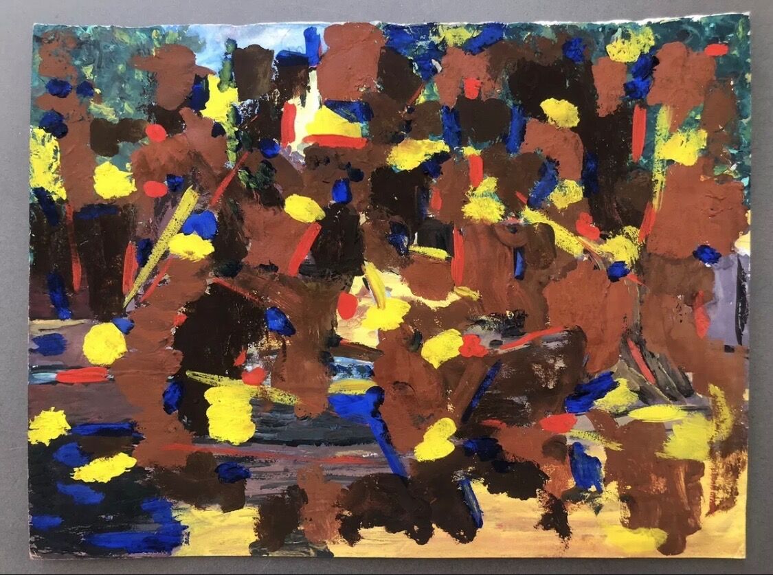 Abstract painting painting XXth