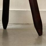 Brutalist wooden farm stool