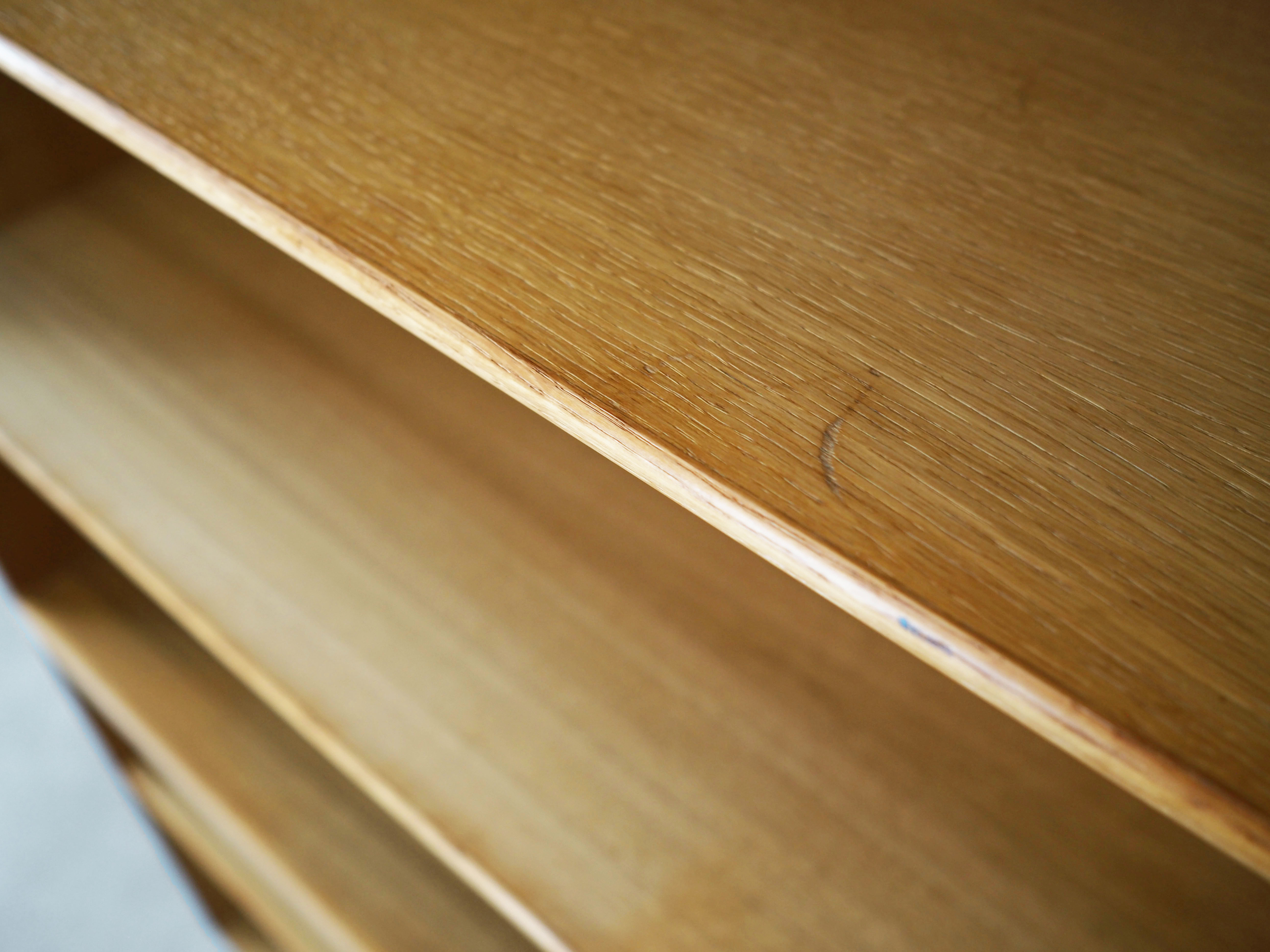 Ash bookcase, Danish design, 1960s, designer: Børge Mogensen