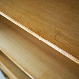 Ash bookcase, Danish design, 1960s, designer: Børge Mogensen