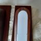 Paire de lampes scandinave bois et plexiglas