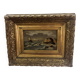 Oil on wood 19th century