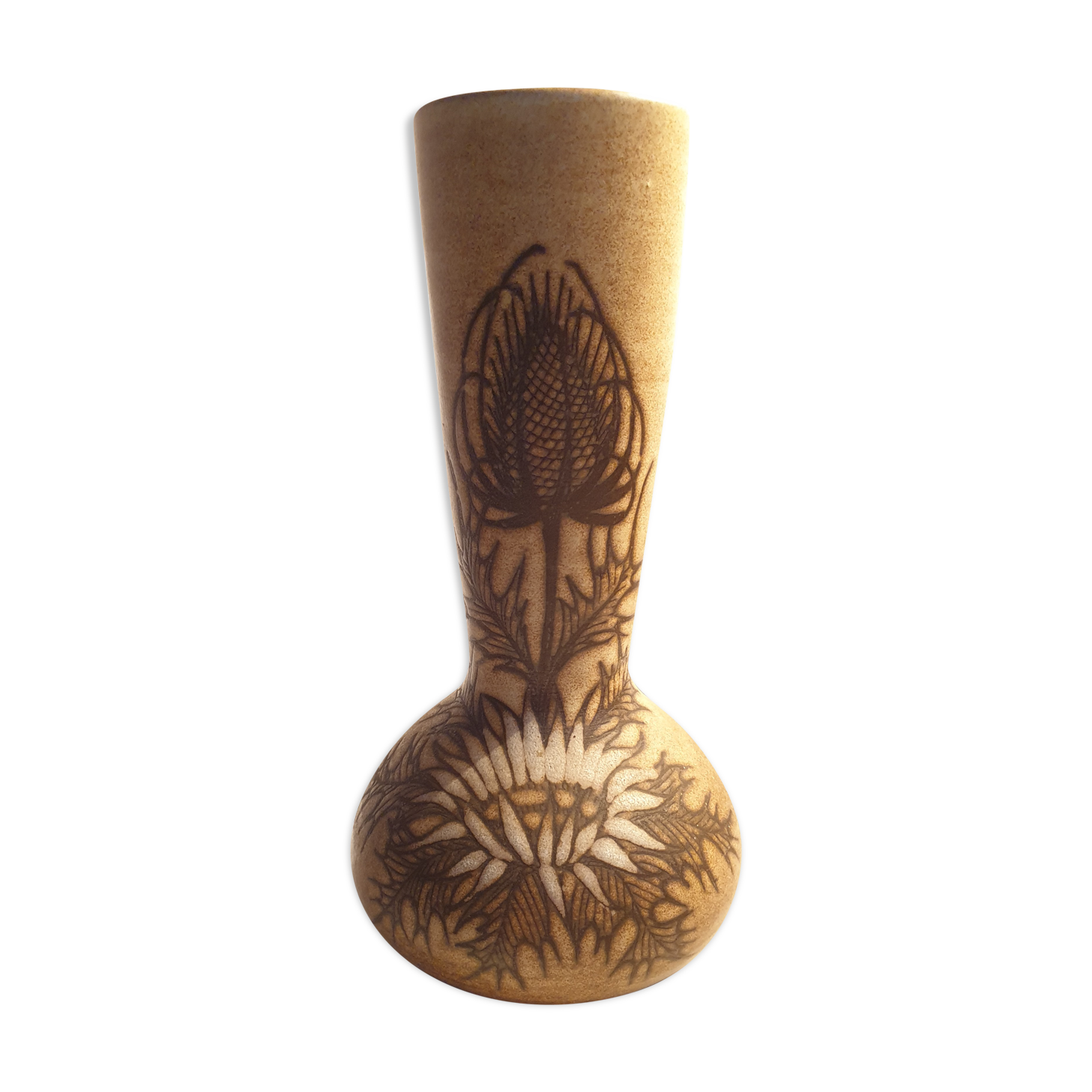 Vase Fonck and Mateo céramique Vallauris vintage