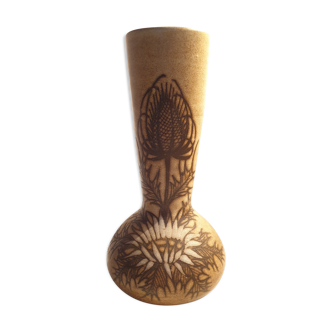 Vase Fonck and Mateo céramique Vallauris vintage