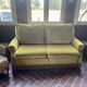 Vintage velvet sofa bed