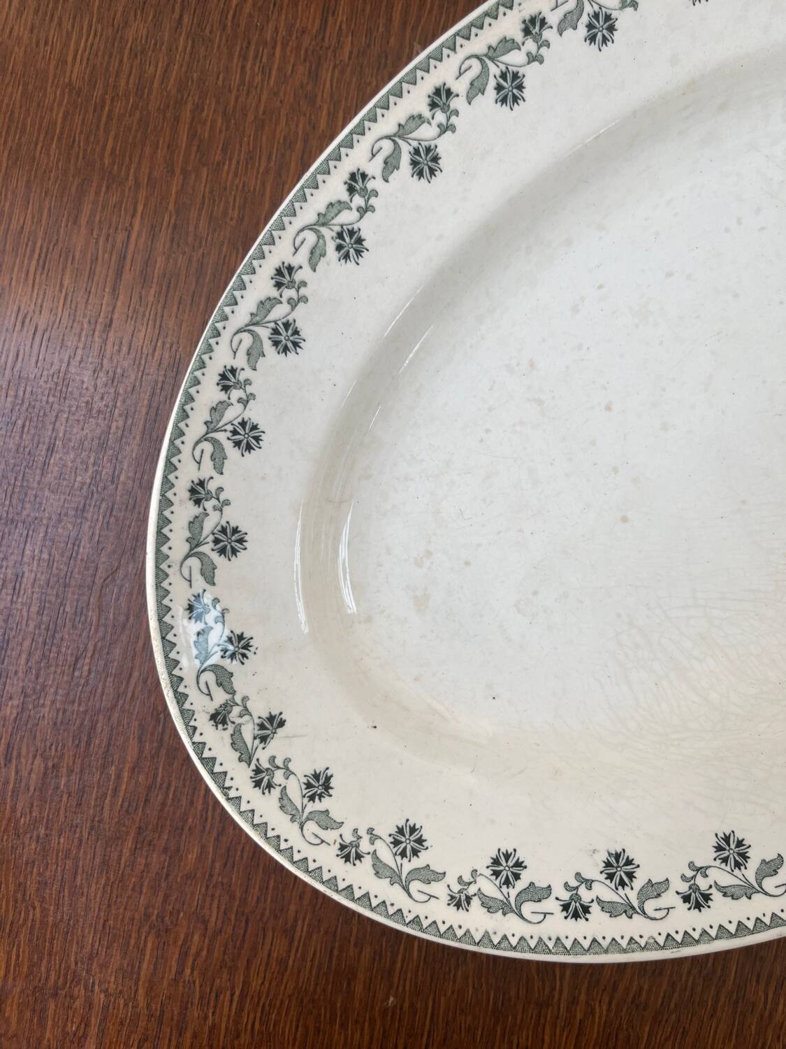 Oval ironstone dish – Moulin des Loups Georgette