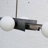 Chandelier of 4 space-age opalines