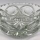 FRUIT CUTTER, SALAD BOWL in Solid CRYSTAL decorated with Hand-Cut PATTERNS