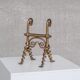 2 brass antique fire dogs