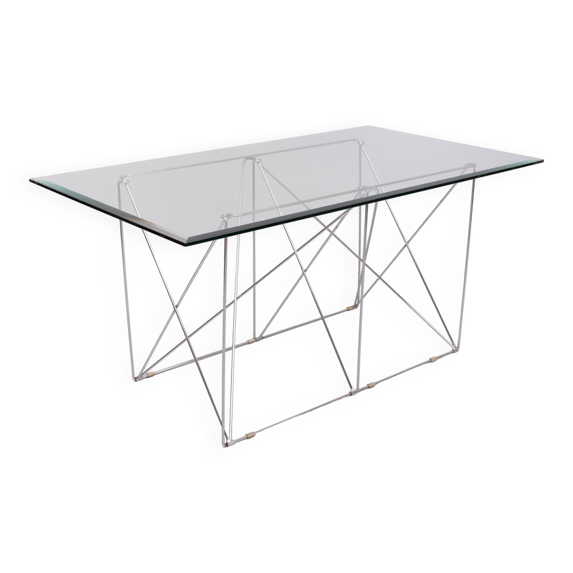 Max Sauze Dining Table With Foldable Base 1970s France