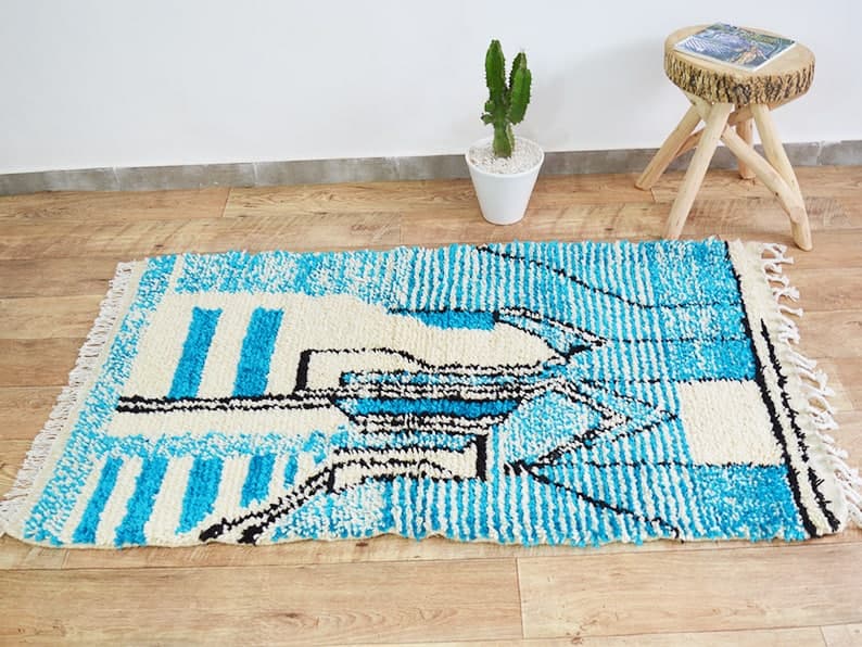 Moroccan Berber carpet 157x92