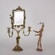 Antique dressing mirror in bronze, Europe, 19th-20th century