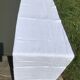 Drap 2 places lin brodé MB jour croisé