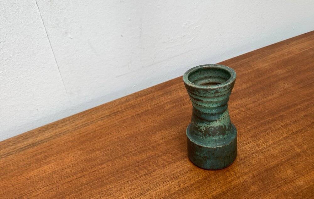 Brutalist pottery vase by Mobach, mid-century, 1960s.
