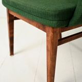 Pair of Green Oslosund armchairs by Kinnarps, 1950s