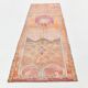 Pink & Orange Oriental Vintage Runner Rug, 101x301Cm