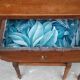Pair of bedside tables in walnut 19th