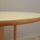 Beech round table, Danish design, 1990s, production: Denmark