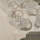 Set of 6 crystal stemmed glasses