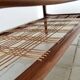 Teak coffee table by Louis Van Teeffelen with tile inlay.