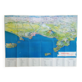 Tourist map of Naples and its bay