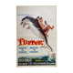 Affiche cinéma originale "Flipper Aventure en Floride" 36x54cm 1963