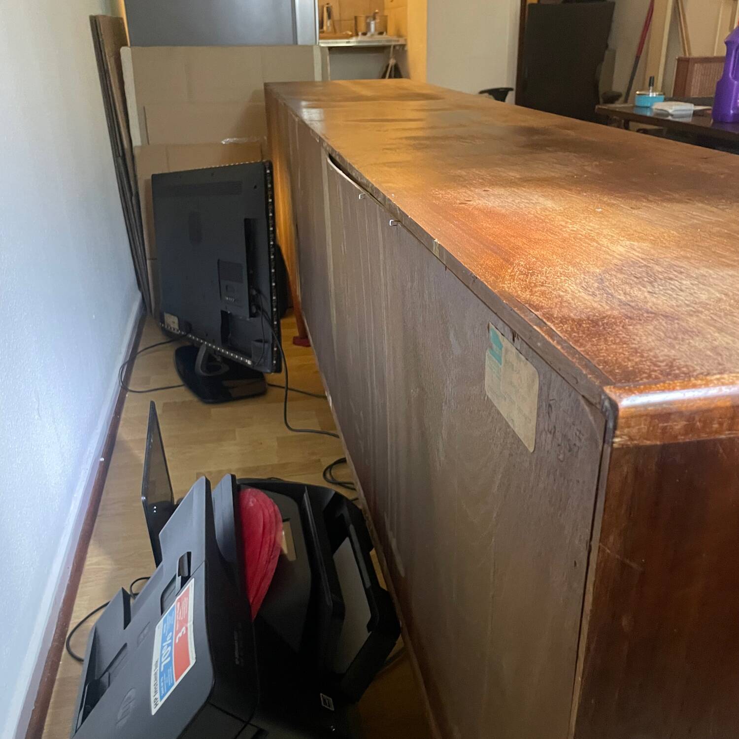 Enfilade vintage Bernhard Pedersen & Son – Design danois 1960 – 240 cm