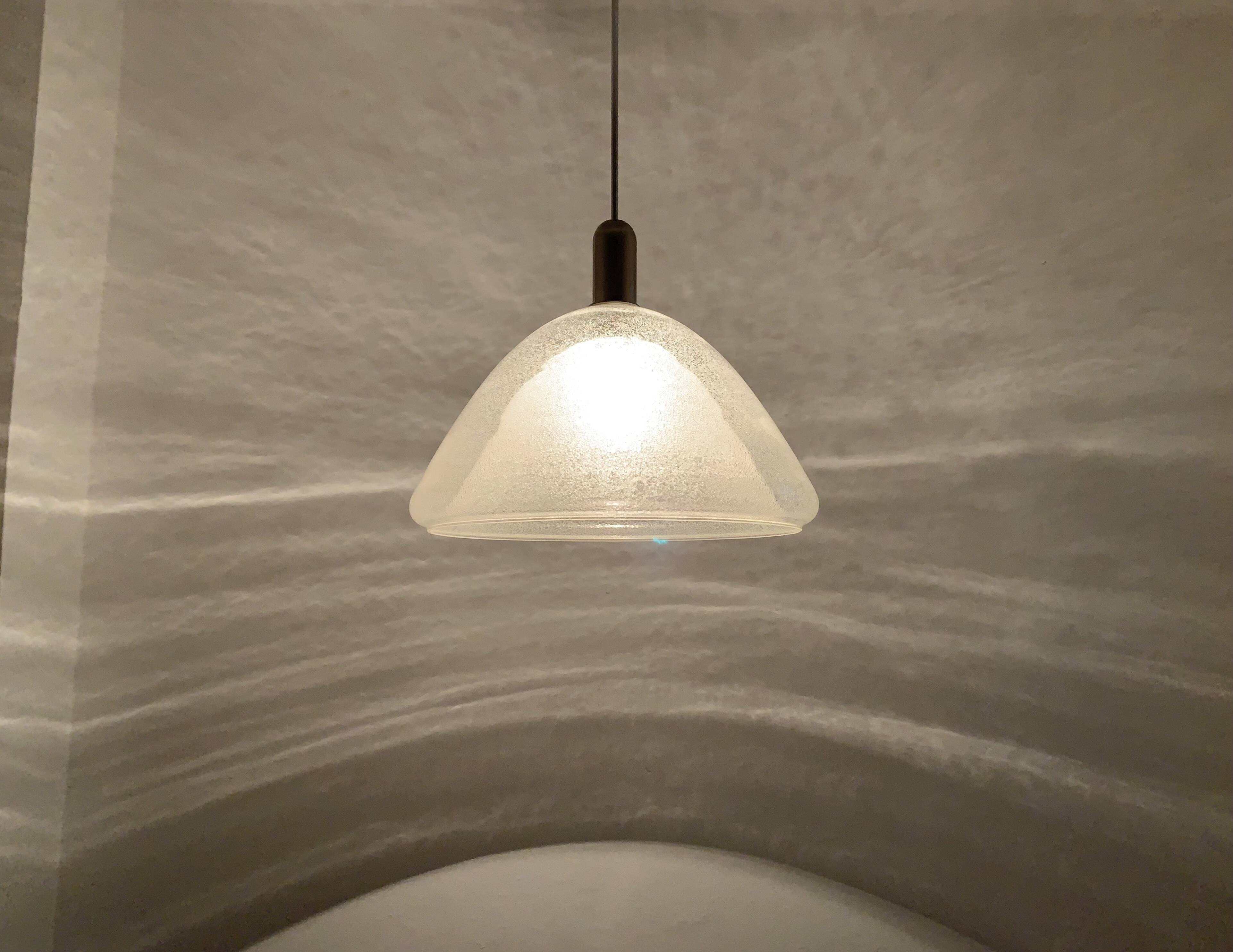 Peleguso glass lamp by Carlo Nason for Mazzega