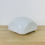 Vintage square opaline wall light