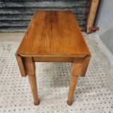 Vintage table folding table dining table side table 90x90cm