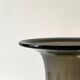 large smoked glass vase from the 1970s