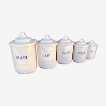 Set of 5 spice jars