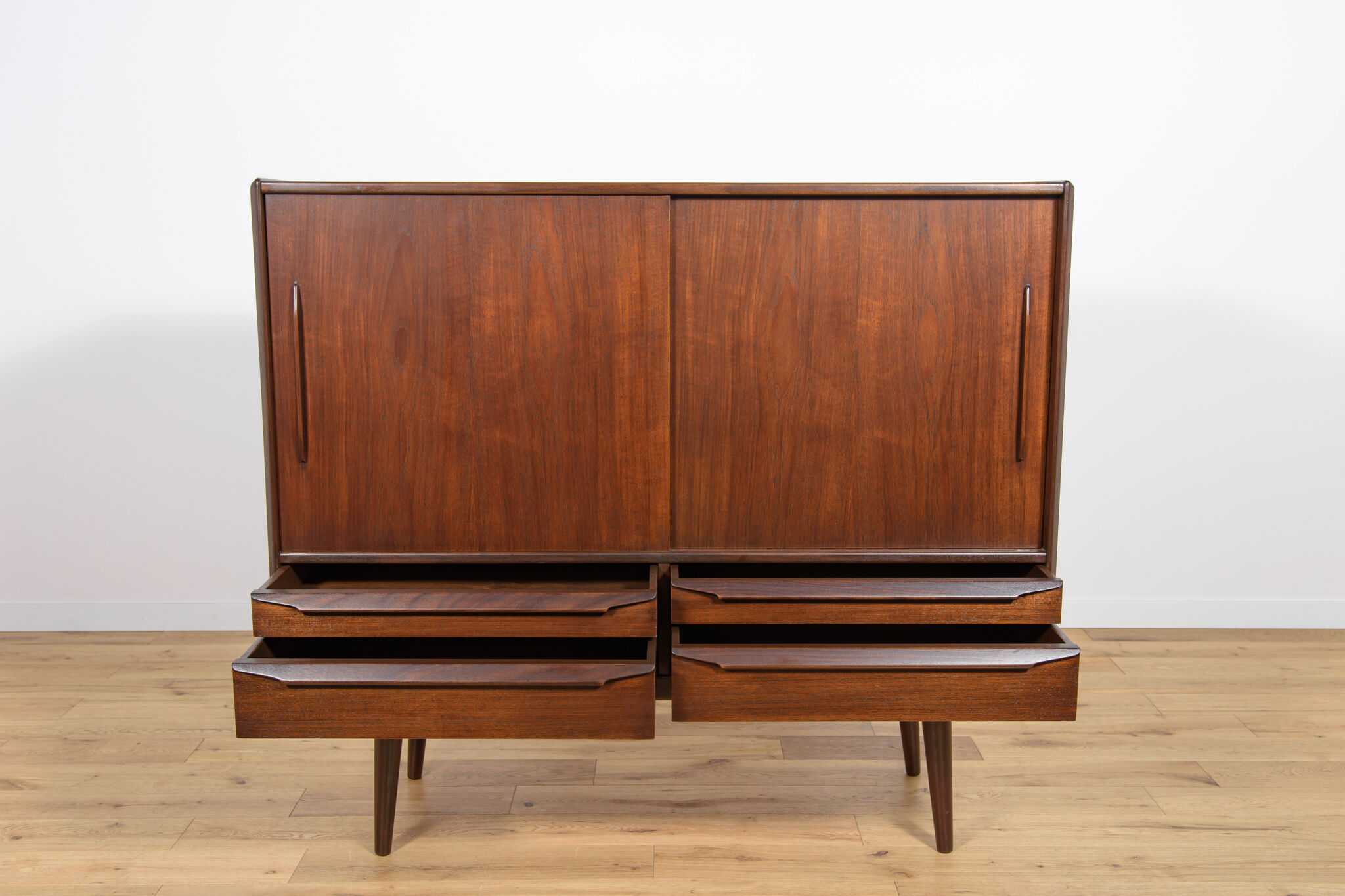 Mid century Danish Teak Highboard, 1960s