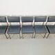 Pali Dining Chairs and Table by Louis van Teeffelen for Wébé, 1960s, Set of 6
