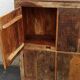 Old wooden cabinet. 8 doors.