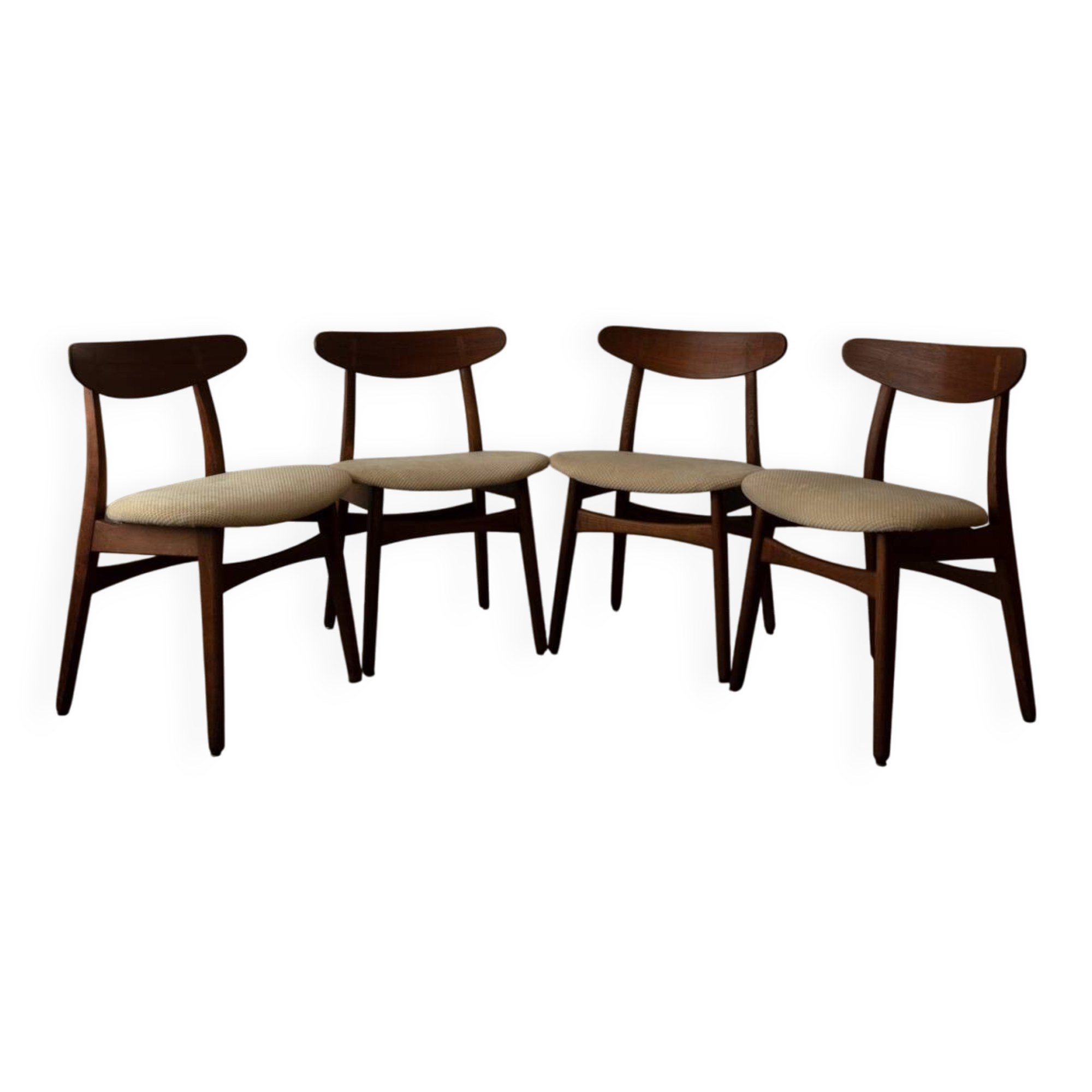 Set of 4 CH30 dining chairs by Hans J. Wegner for Carl Hansen & Søn