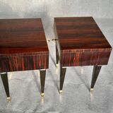 1 pair of vintage bedside tables from the 1960s