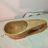 Art populaire ancienne louche en bois ou bol type kuksa