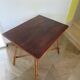 Wooden, bamboo and rattan game table, 1960s