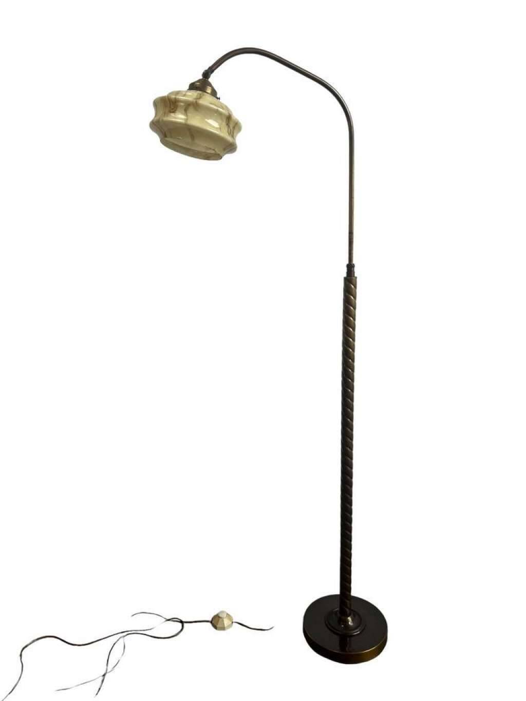 Lampadaire vintage art déco