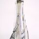 JB sculptural transparent and black crystal lamp