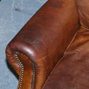 Balmoral 3-Seater Leather Sofa in Heritage Brown by Halo
